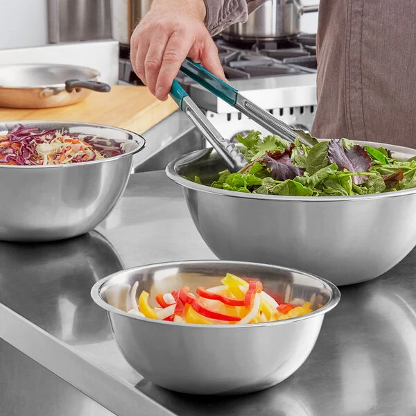Mixing Bowls set of 3 stainless steel with lids